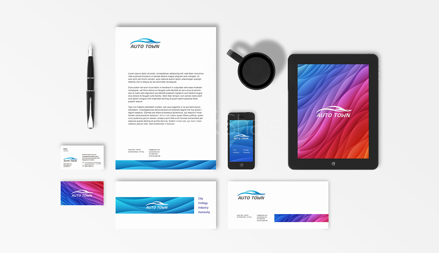 鹽城智尚汽車小鎮品牌包裝-清尚藝美